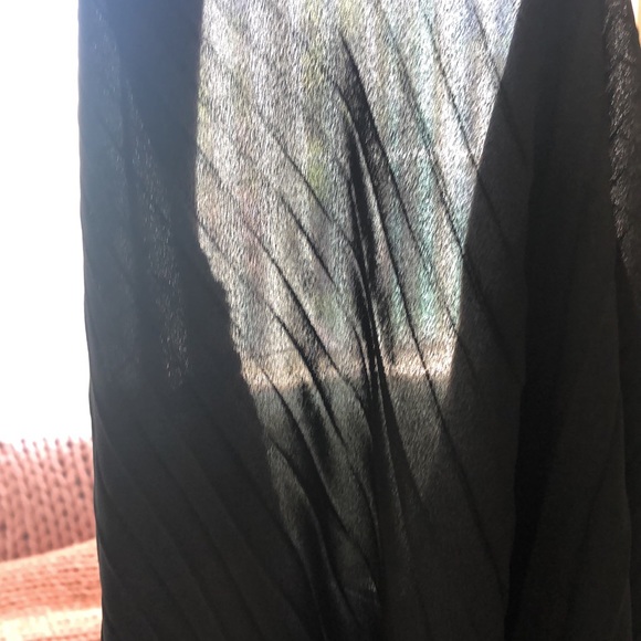 Maurice’s black chiffon pleated skirt medium - Picture 8 of 15